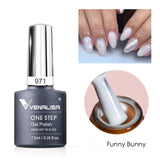 One Step Gel Nail Polish Milky White Color Venalisa Funny Bunny