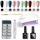 Mud Gel All-in-one Starter Kit With Nail Lamp