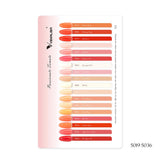Set de 22 esmaltes de gel V2 con carta de colores