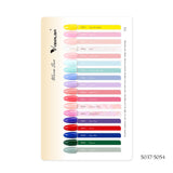 Coffret de vernis gel V3 (22 pièces) avec nuancier, sans TPO ni HEMA.