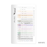 Coffret de vernis gel V4 (22 pièces) avec nuancier, sans TPO ni HEMA.