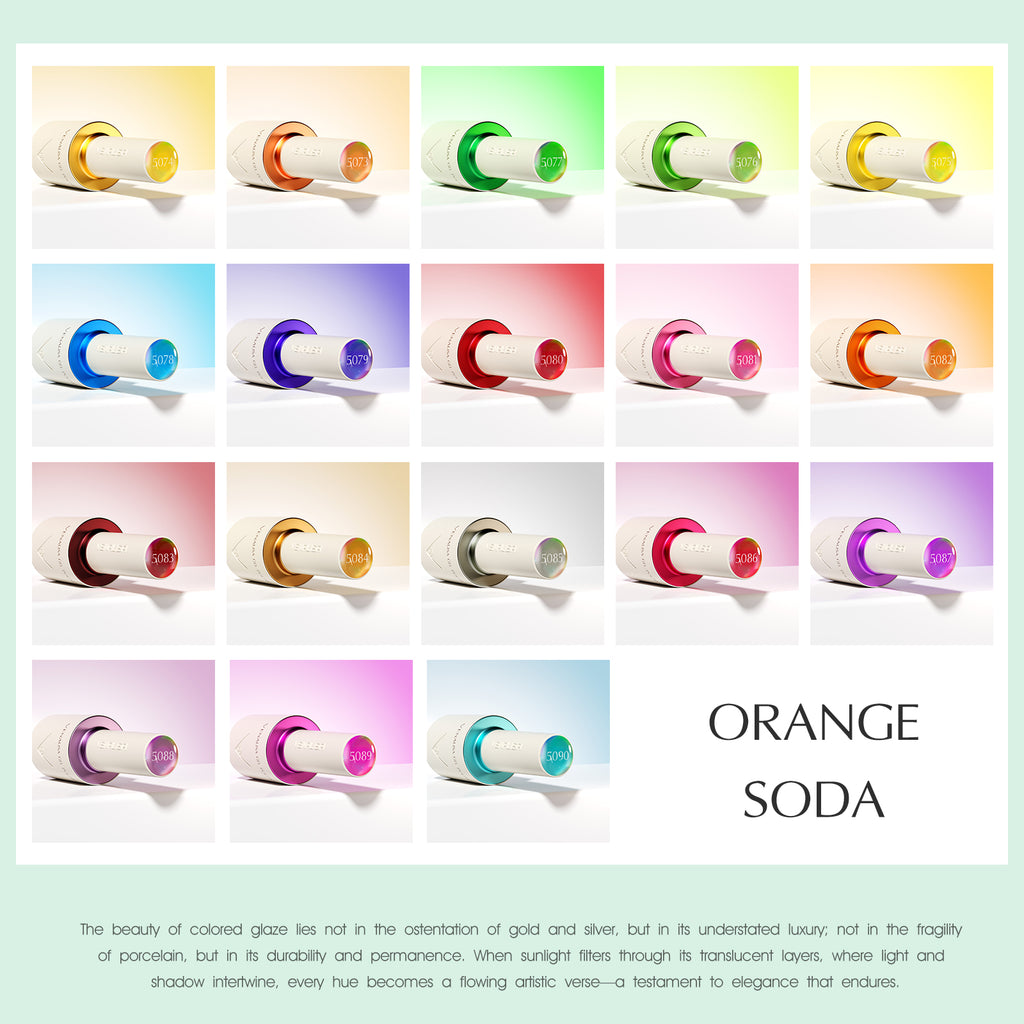 V5 Gel Polish Set 22 Pcs With Color Card (Semi-transparent Color) TPO ...