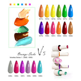 V5 Gel Polish Set 22 Pcs With Color Card (Semi-transparent Color) TPO Free Hema Free