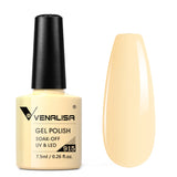 Venalisa gel polish color 915- yellow gel nail polish