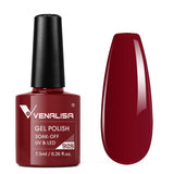 Venalisa gel polish color 928- red gel nail polish