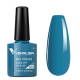 Venalisa gel polish color 932- blue gel nail polish