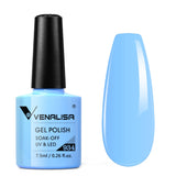Venalisa gel polish color 934- sky blue gel nail polish