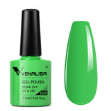 Venalisa gel polish color 935- green gel nail polish