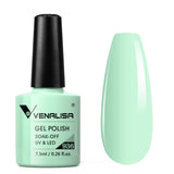 Venalisa gel polish color 936- mint green gel nail polish