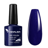 Venalisa gel polish color 941- dark blue gel nail polish