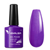 Venalisa gel polish color 942- purple gel nail polish