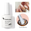 Milky white gel nail polish