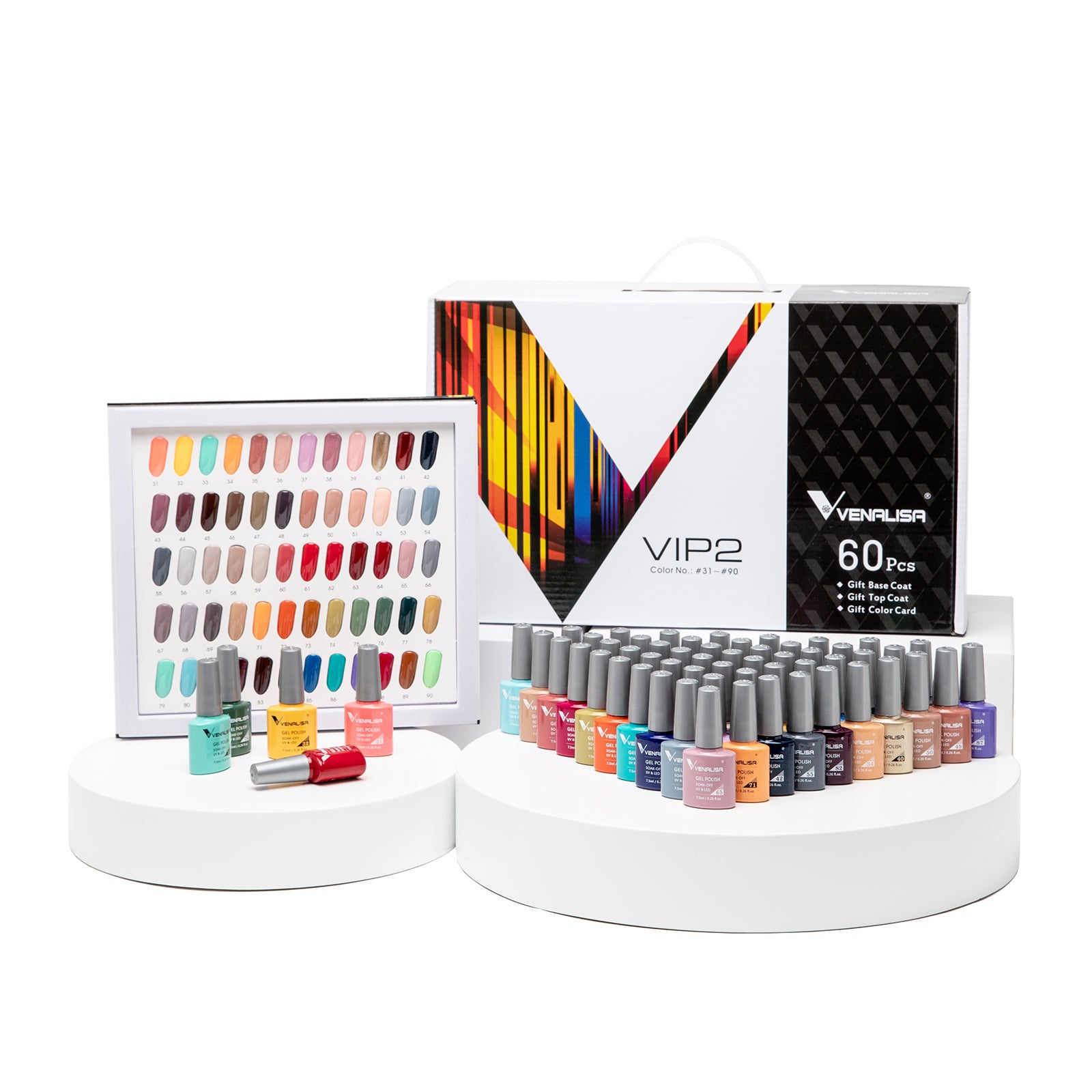 Venalisa VIP2 Gel Nail Polish Kit 60 Colors Set