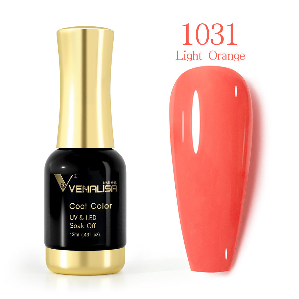 Venalisa 12ml Nail Gel Polish Color 1031- Orange gel nail polish