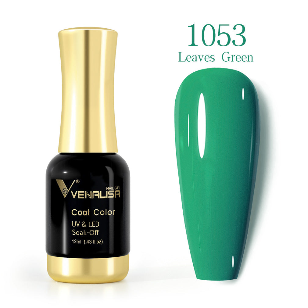 Venalisa 12ml Nail Gel Polish Color 1053- green gel nail polish