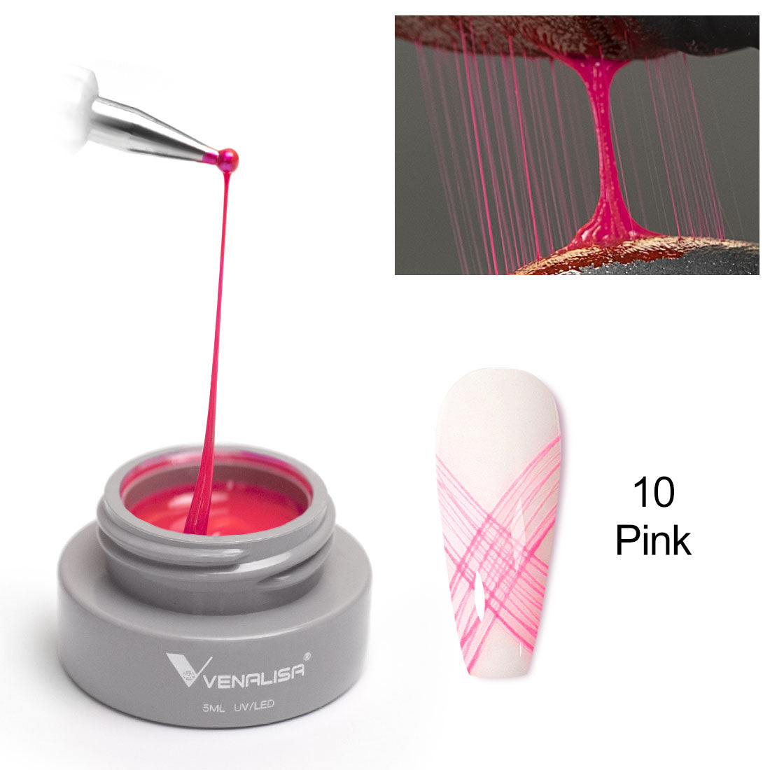 Venalisa spider gel pink color