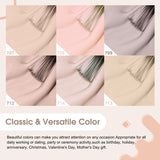 Venalisa 6 Color Gel Polish Set Skin Tones Neutral Colors- 2