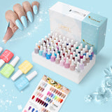Venalisa Nail Gel Polish Set 60 Colors VIP3 Nail Gel Kit For Spring Nails and Summer Nails