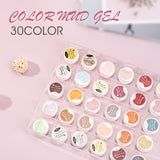 New 30 Colors Mud Gel Kit