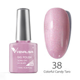 Venalisa 7.5ml Gel Polish Color 38- glitter gel nail polish