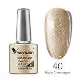 Venalisa 7.5ml Gel Polish Color 40- gold gel nail polish