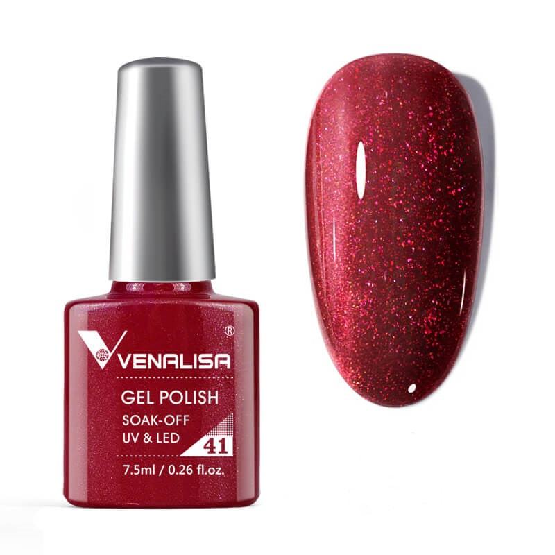 Venalisa 7.5ml Gel Polish Color 41- red gel nail polish