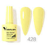 Venalisa yellow gel nail polish-428