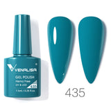 Venalisa dark green gel nail polish- 435