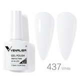 Venalisa white gel nail polish- 437