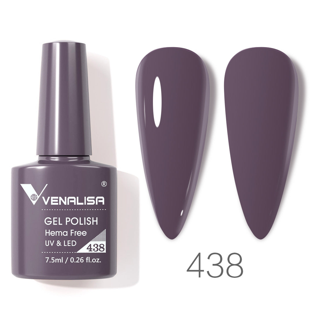 Venalisa grey gel nail polish- 438