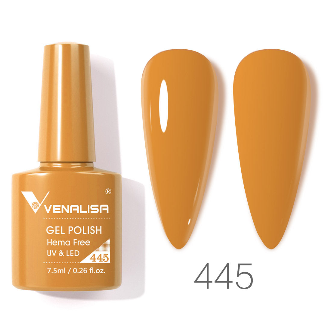 Venalisa orange gel nail polish- 445