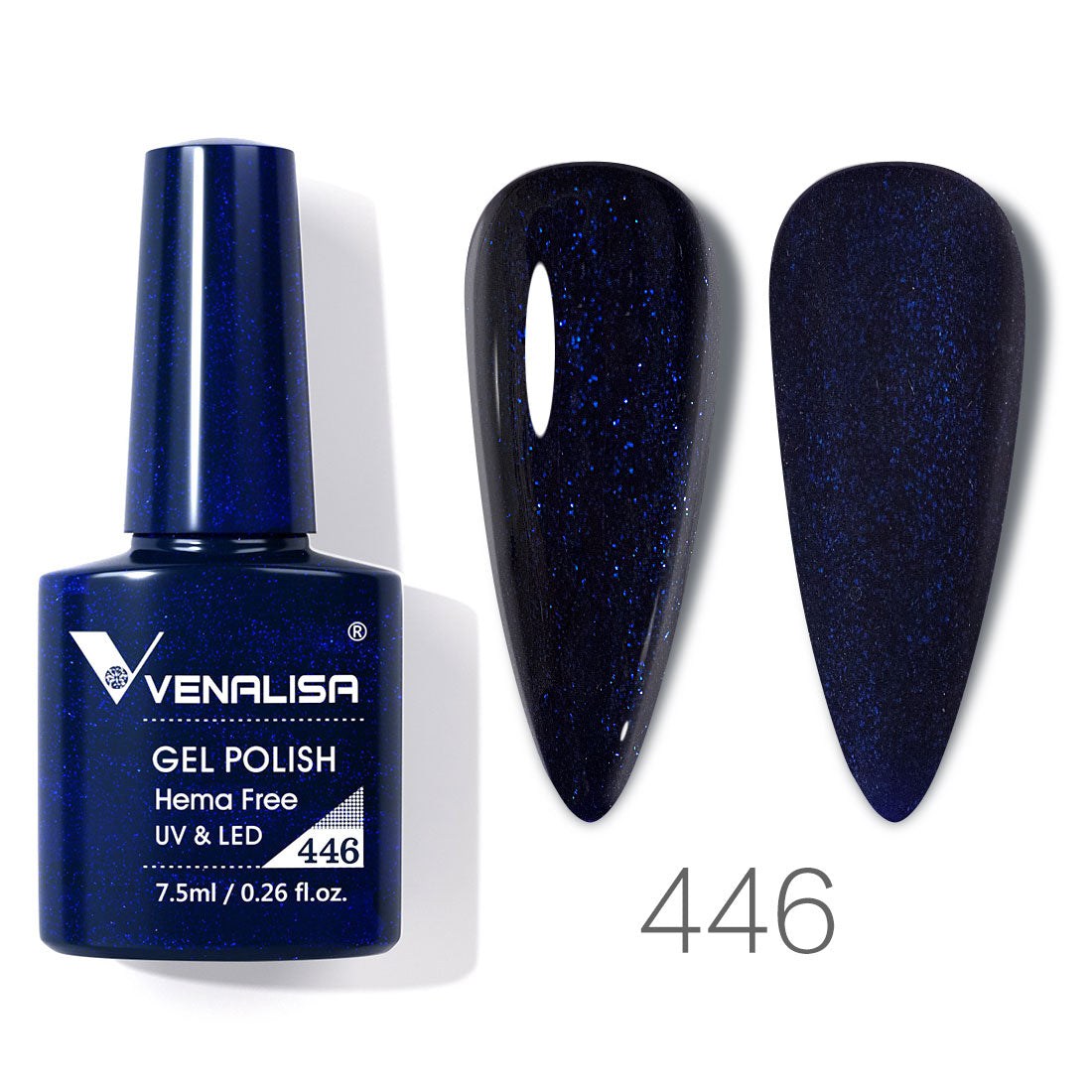Venalisa blue gel nail polish- 446