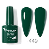 Venalisa green gel nail polish-449