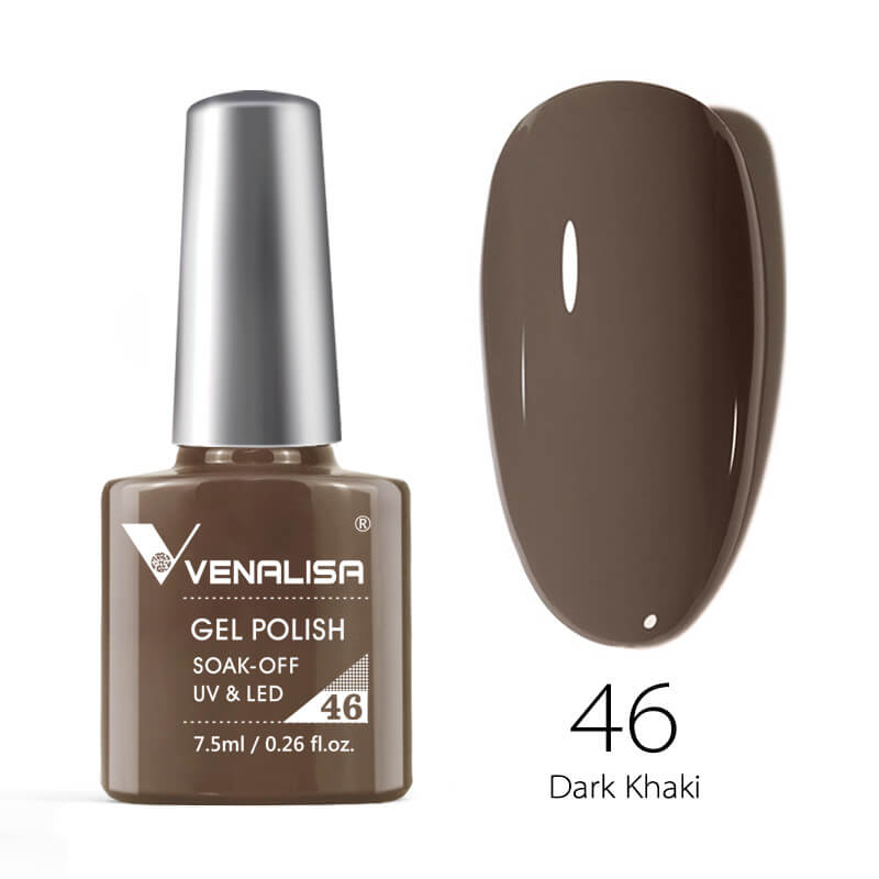Venalisa 7.5ml Gel Polish Color 46- brown gel nail polish