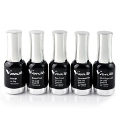 Venalisa 12ml Base Gel Top Coat Set 5 pcs