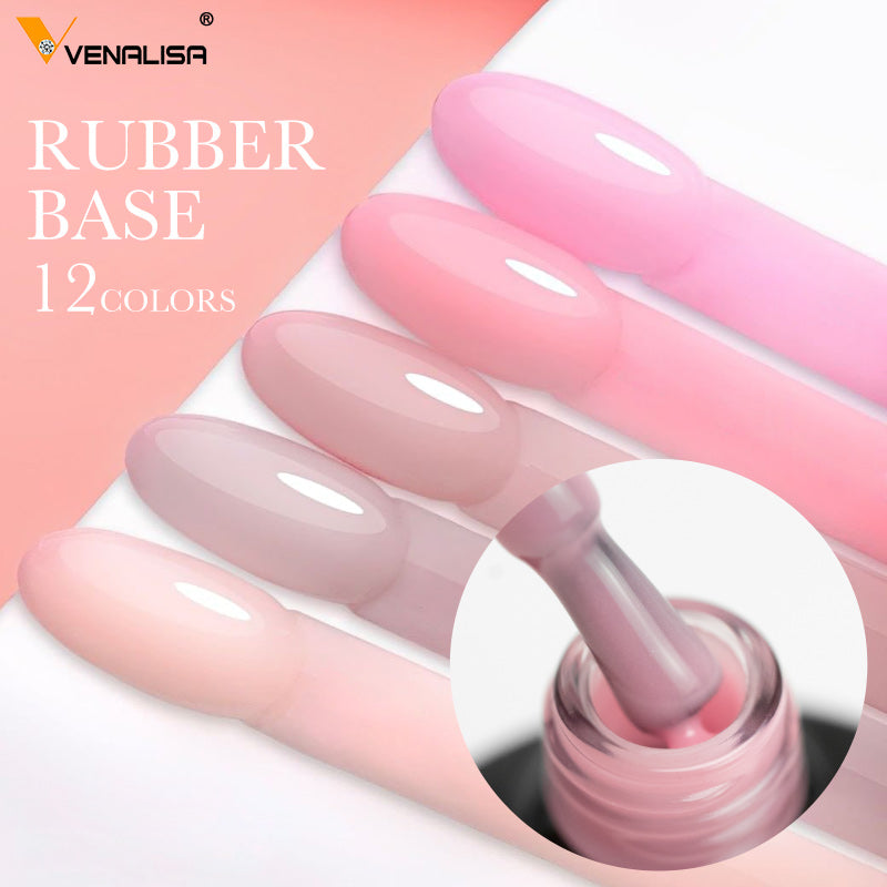Rubber Base Coat- 12 Colors Set