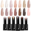 Jelly Nude Gel Nail Polish 14 Colors Set - 1