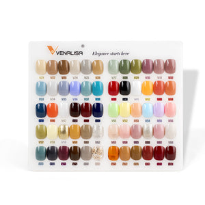 Color Display For 60 Color Mud Gel Kit