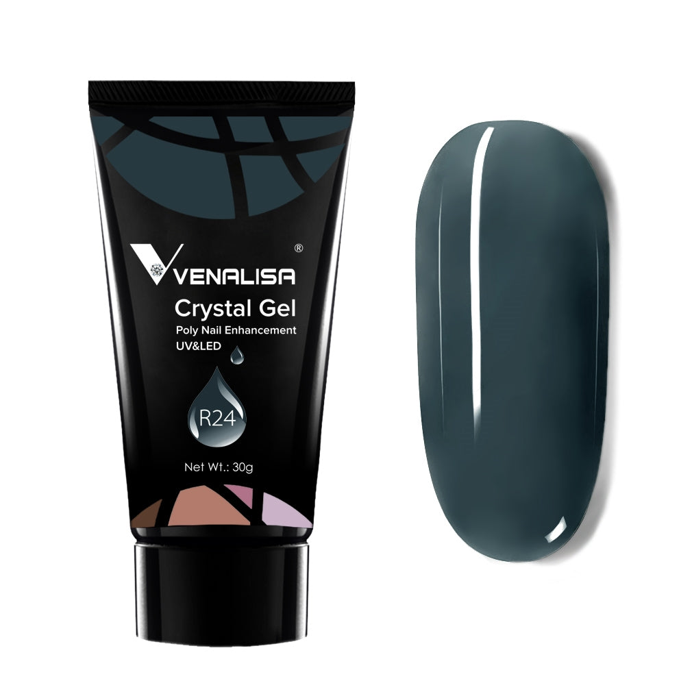 Venalisa Crystal Gel Poly Nail Gel For Nail Extension Color R24